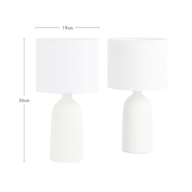 Mykonos-36cm-White-Table-Lamp-Set-of-2-by-MUSE on sale