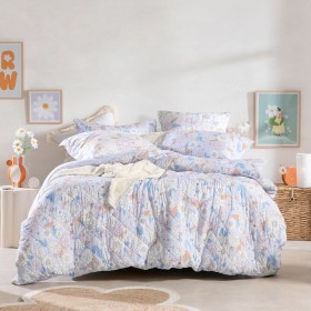 Kids-Bronte-Floral-Quilted-Quilt-Cover-Set-by-Pillow-Talk on sale