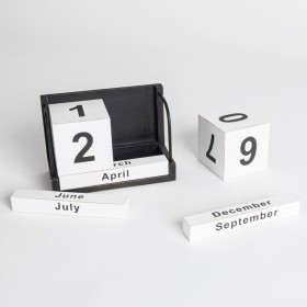 Tempo-Black-Wooden-Calendar-by-MUSE on sale