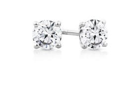 Solitaire-Earrings-with-075-Carat-TW-of-Diamonds-in-18kt-Gold on sale