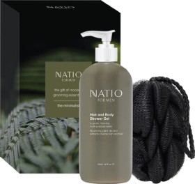 Natio-The-Minimalist-Hair-Body-Shower-Gel-500mL-with-Body-Loofah on sale