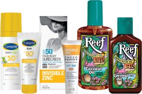 20-off-Cetaphil-Invisible-Zinc-or-Reef-Selected-Products on sale