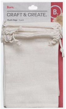 Born-Muslin-Bags-5-Pack on sale
