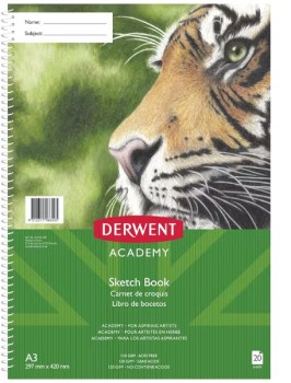 Derwent-Academy-A3-Sketch-Book-Portrait on sale