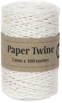 Paper-Twine-2mm-x-100m-White on sale