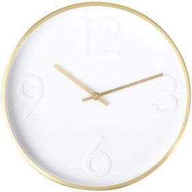 Otto-30cm-Wall-Clock-Gold-White on sale