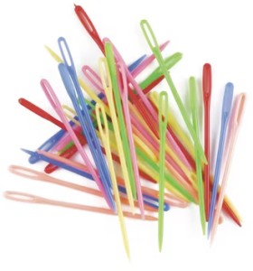 Educational-Colours-Plastic-Needles-32-Pack on sale