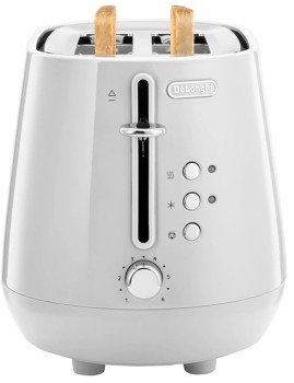 DeLonghi-Eclettica-2-Slice-Toaster-in-White on sale