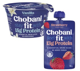 Chobani Fit Protein Yogurt 160g or Fit Protein Pouch 140g