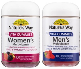 Nature's Way Adult Vita Gummies Men's or Women's Multivitamin 100 Pack^