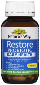 Nature's Way Restore Probiotic Daily Health 90 Pack^