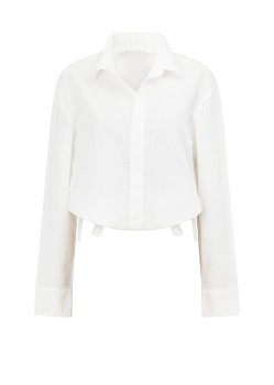 Pull-It-Together-Adjustable-Oversized-Shirt-White on sale