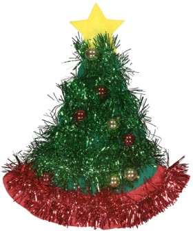 Christmas-Tinsel-Tree-Hat on sale
