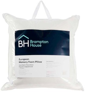 Brampton-House-Memory-Foam-European-Pillow on sale