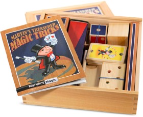 Marvins-Magic-Treasured-Magic-Tricks-Wood-Set on sale