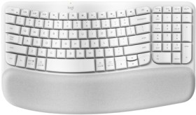 Logitech-Wave-Keys-Ergonomic-Keyboard-Off-White on sale