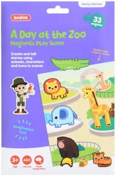 Kadink-Magnetic-Play-Scene-A-Day-at-the-Zoo on sale