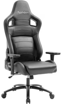 Typhoon-Viper-XL-Gaming-Chair-PU-Black on sale