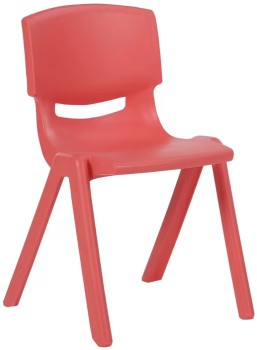 Studymate-Young-Stacking-Chair-Red on sale