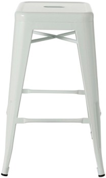 J-Burrows-Steel-Stacking-Stool-Gloss-White on sale