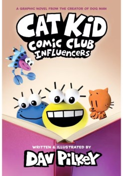 Cat-Kid-Comic-Club-Influencers-by-Dav-Pilkey-Book on sale