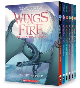 Wings-of-Fire-The-Graphic-Novels-The-First-Six-Books-by-Tui-T-Sutherland-Book on sale
