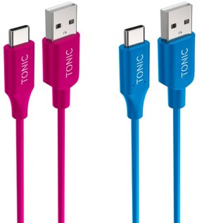 Tonic-Twin-Pack-USB-C-to-USB-A-Cables on sale