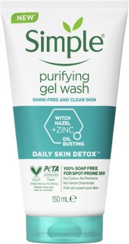 Simple-Daily-Skin-Detox-Purifying-Gel-Wash-150ml on sale