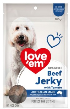 Loveem-Dog-Treats-200g-Beef-Jerky on sale