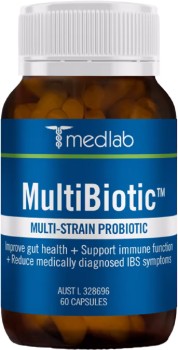 Medlab-MultiBiotic-Multi-Strain-Probiotic-60-Capsules on sale