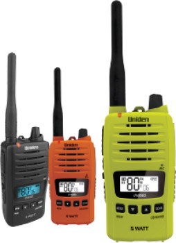 Uniden-5W-80CH-Handheld-UHF-CB-Radio-Lime-Green on sale