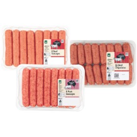 Woolworths-Beef-Pork-or-Chicken-Sausage-or-Chipolata-Varieties-600g on sale