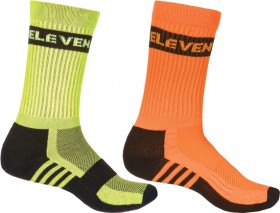 ELEVEN-Workwear-Hi-Vis-Crew-Socks-4-Pack on sale