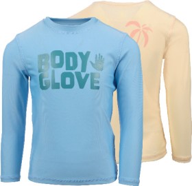 Body-Glove-Kids-Long-Sleeve-Palm-Tree-Rash-Vests on sale