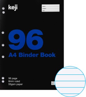 Keji Display Book A4 20 Pocket Refillable Light Weight Blue
