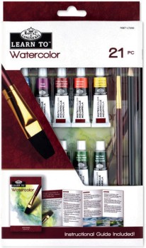 Royal-Langnickel-Learn-To-Art-Watercolour-Set-21-Piece on sale