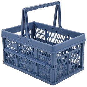 Otto-15L-Folding-Basket-Blue on sale