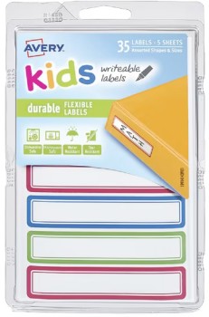 Avery-Kids-Durable-Flexible-Labels-Assorted-35-Pack on sale