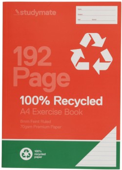 Studymate+Recycled+A4+Exercise+Book+192+Pages