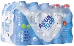 Aqua+to+Go+Premium+Spring+Water+500mL+20+Pack