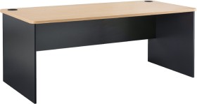 Toro+Straight+Desk+1800mm+Maple%2F+Grey