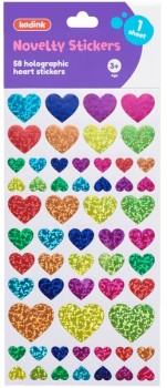 Kadink-Holographic-Stickers-1-Sheet-Heart on sale
