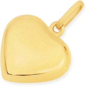 9ct-Gold-Puff-Heart-Charm on sale