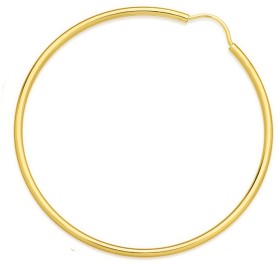9ct-Gold-15x40mm-Polished-Hoop-Earrings on sale