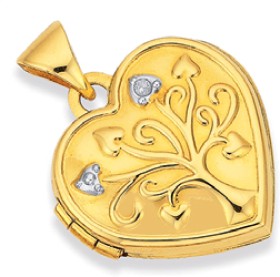 9ct-Gold-Two-Tone-15mm-Diamond-Set-Heart-Locket on sale