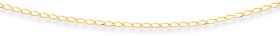9ct-Gold-45cm-Diamond-Cut-Curb-Chain on sale