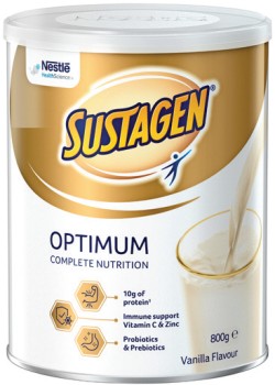 Sustagen-Optimum-Vanilla-Flavour-800g on sale