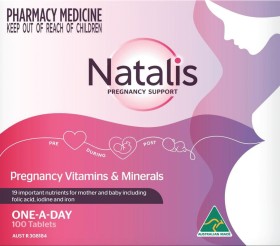 Natalis-Pregnancy-Support-100-Tablets on sale