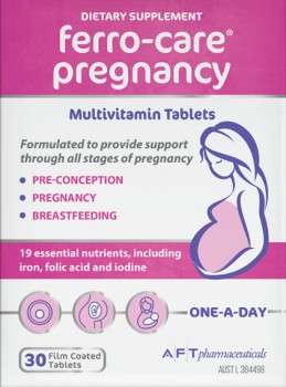 Ferro-care-Pregnancy-Multivitamin-30-Tablets on sale