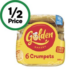 Golden Crumpets Rounds Pk 6
